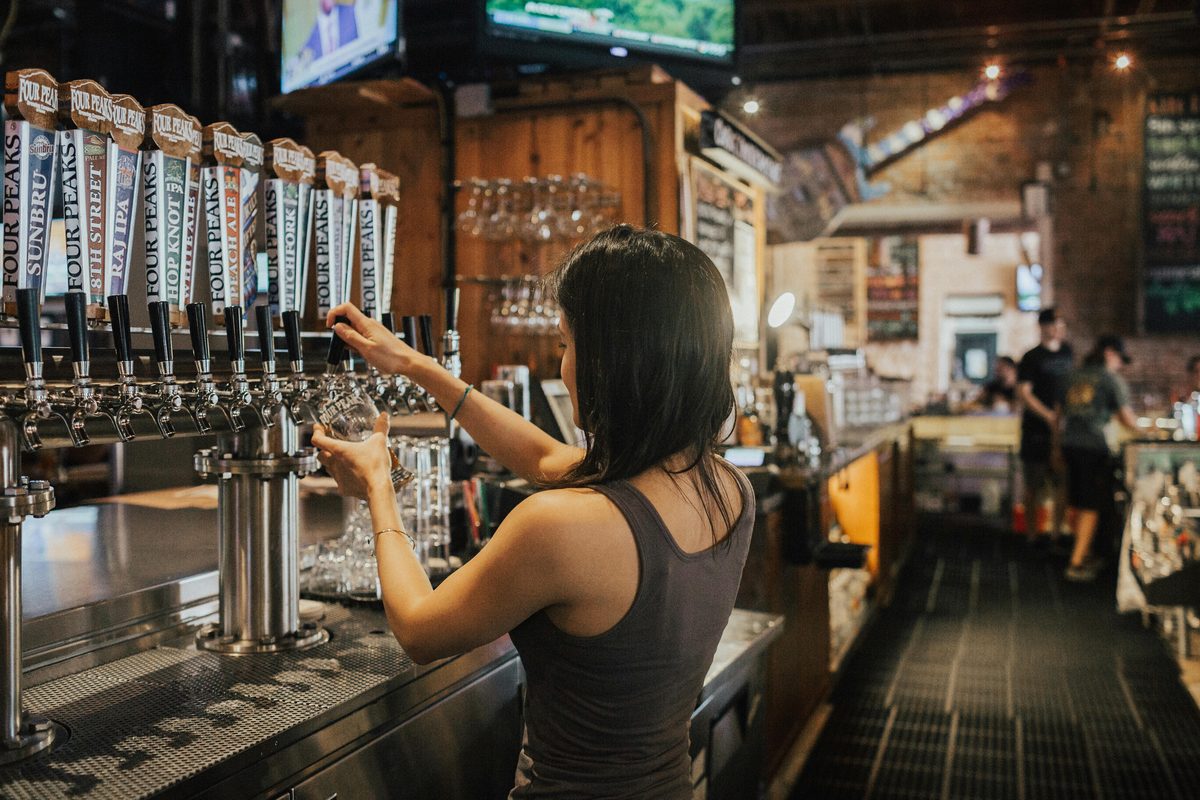 Restaurant beverage dispensers